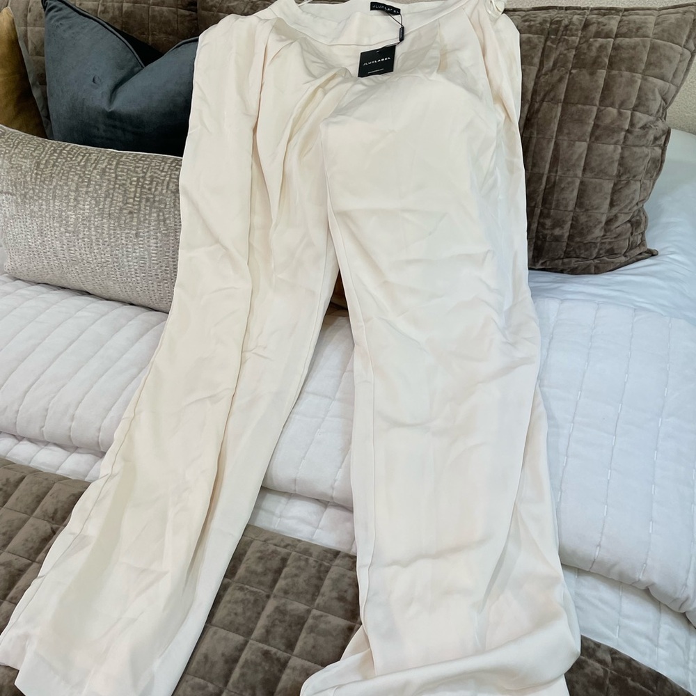 JLUXLABEL Candice Trouser Buttercream XXL NWT